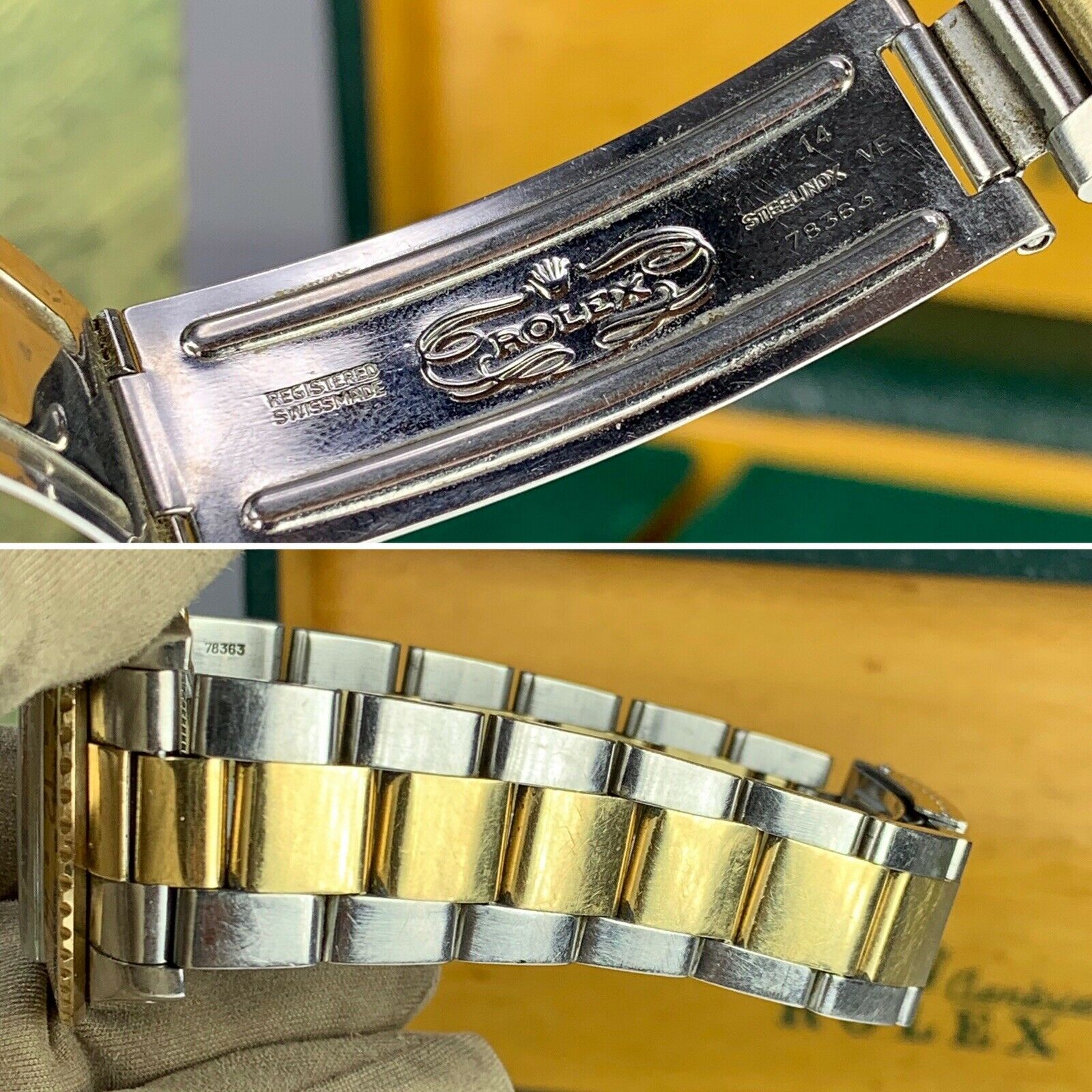 1980 Vintage Rolex 16753 GMT-Master Tone Gold & Steel Unpolished Rootbeer