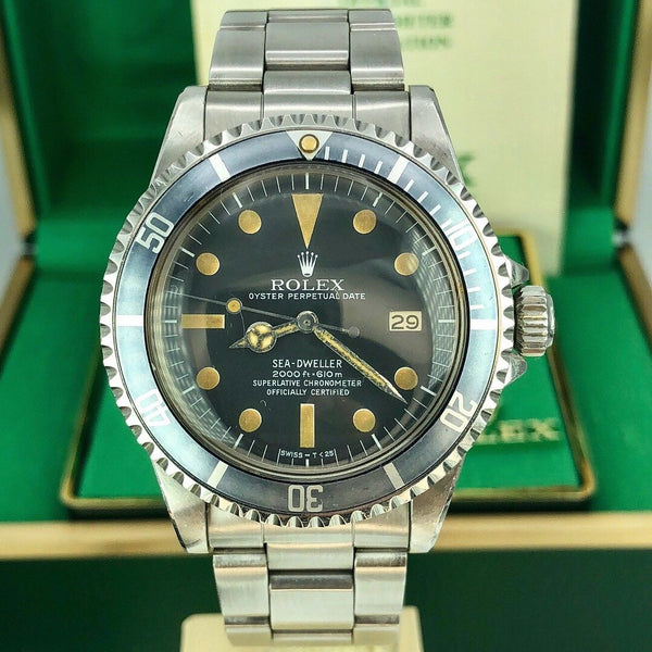 1979 Vintage Rolex Sea Dweller 1665 with Mark 1 Dial and Full Set Box and Papers