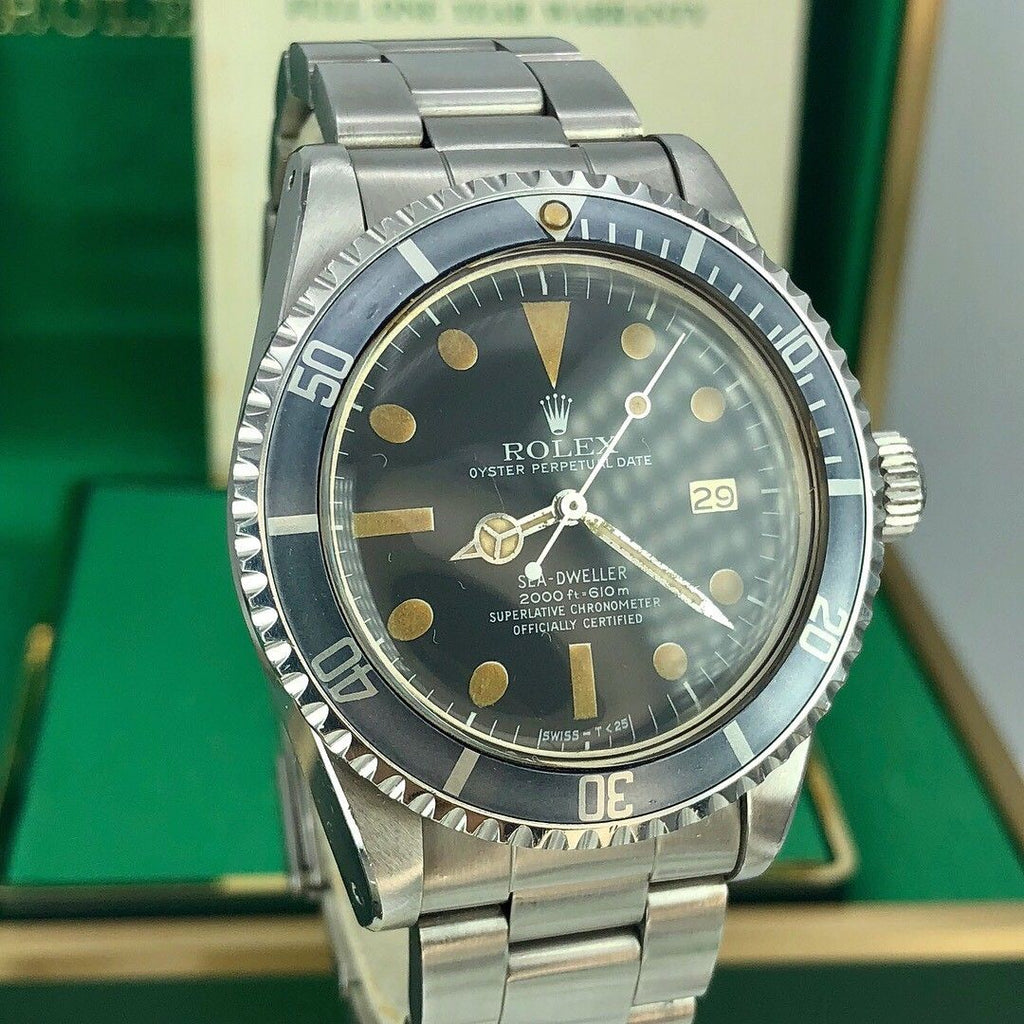 1979 Vintage Rolex Sea Dweller 1665 with Mark 1 Dial and Full Set Box and Papers