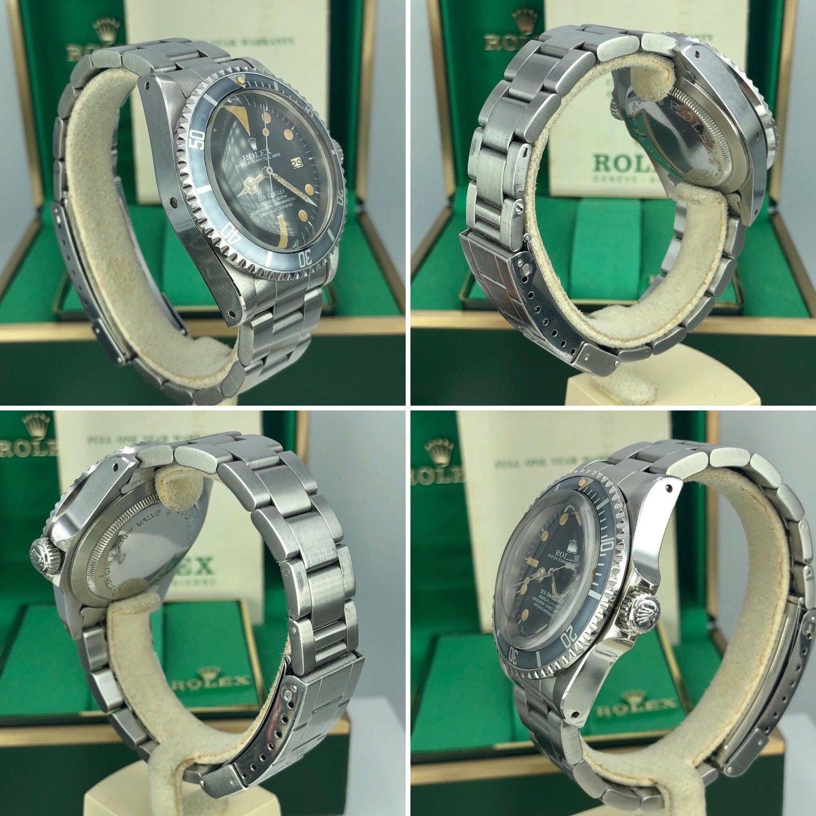 1979 Vintage Rolex Sea Dweller 1665 with Mark 1 Dial and Full Set Box and Papers