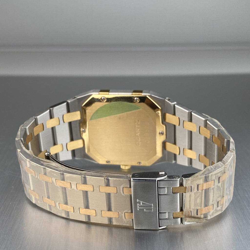 1980’s Audemars Piguet Royal Oak 56049SA Steel & Gold in NOS condition Fully Stickers