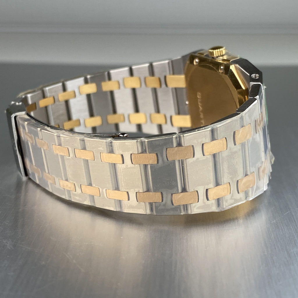 1980’s Audemars Piguet Royal Oak 56049SA Steel & Gold in NOS condition Fully Stickers