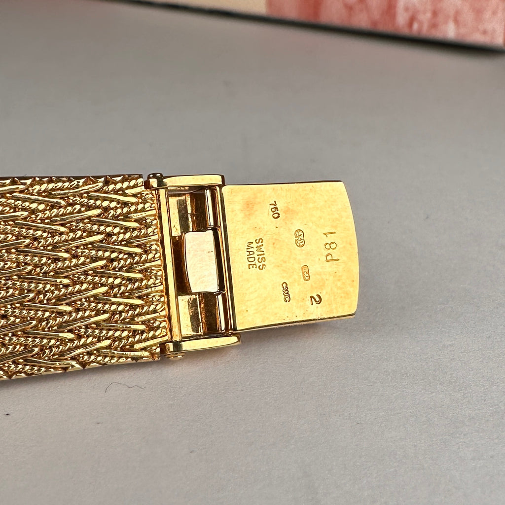 1981 Concord Collection Delirium La Scala 18k Solid Gold Factory Pave Diamond with Box and papers