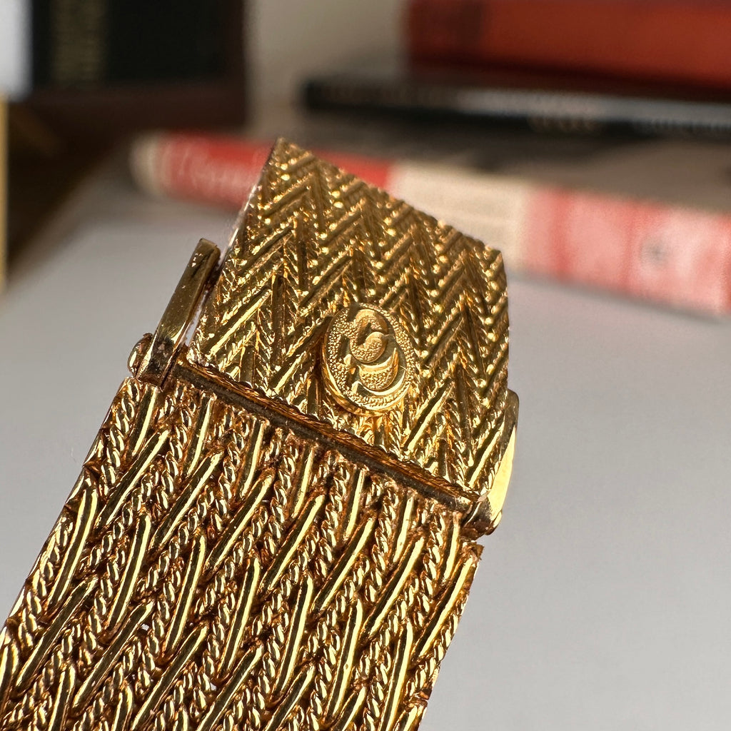 1981 Concord Collection Delirium La Scala 18k Solid Gold Factory Pave Diamond with Box and papers