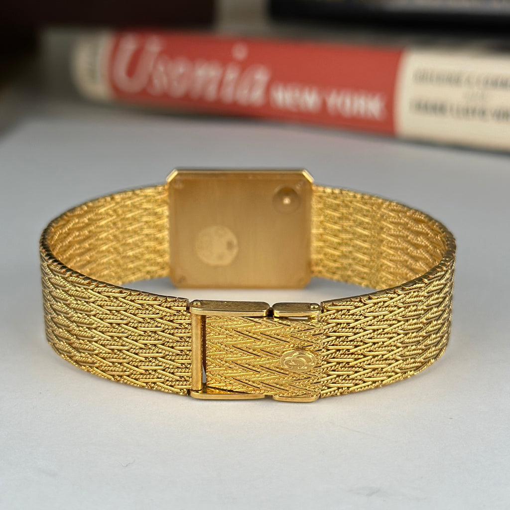 1981 Concord Collection Delirium La Scala 18k Solid Gold Factory Pave Diamond with Box and papers