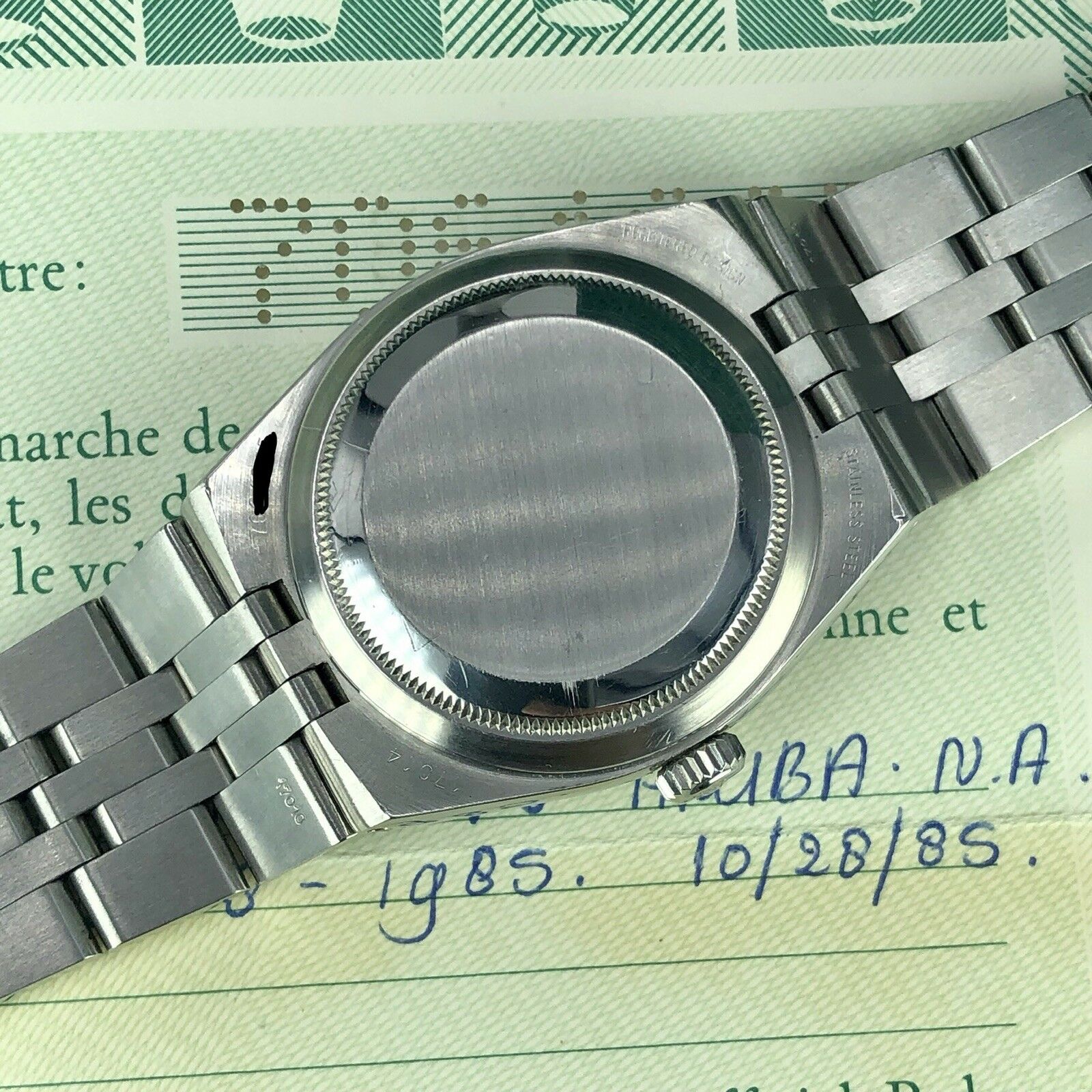 1981 Vintage Rolex DateJust Oyster quartz 17014 Roman Dial With box & Papers