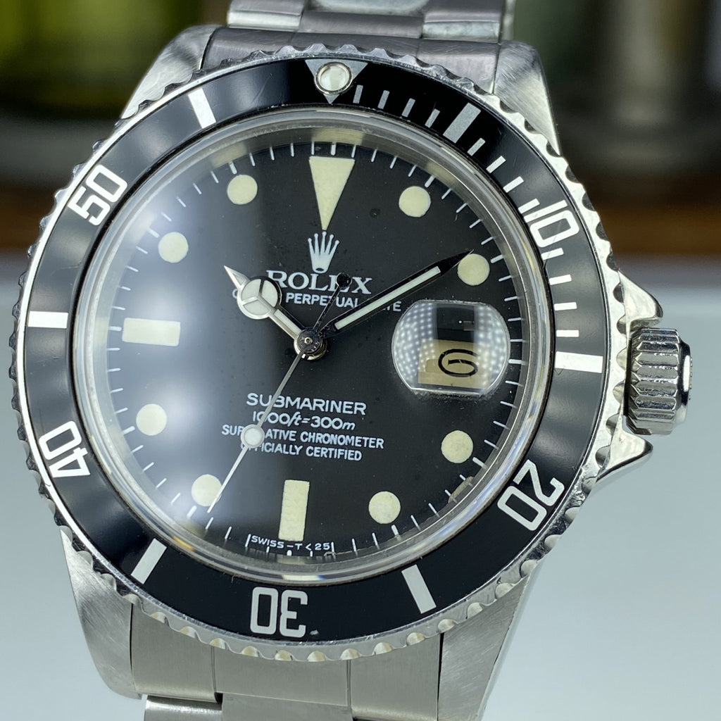 1981 Vintage Rolex Submariner 16800 Matte Dial