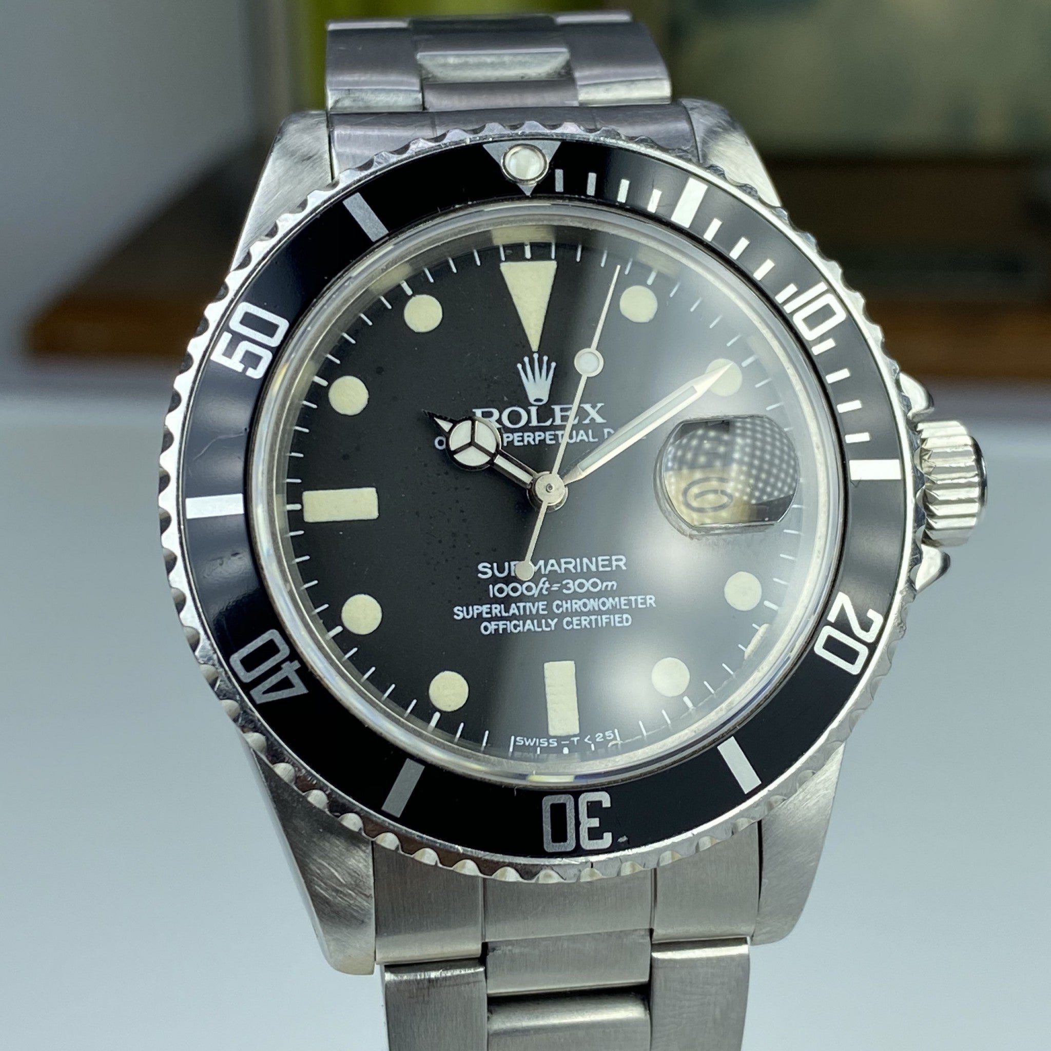 1981 Vintage Rolex Submariner 16800 Matte Dial