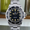 1982 Rolex Submariner 5513 Mk IV Maxi Dial Heavy Patina Unpolished with Box and Original Invoice