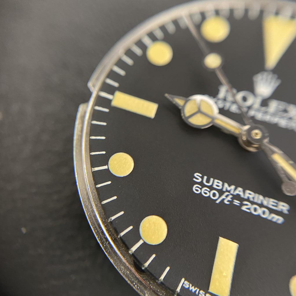 1982 Rolex Submariner 5513 Mk IV Maxi Dial Heavy Patina Unpolished with Box and Original Invoice
