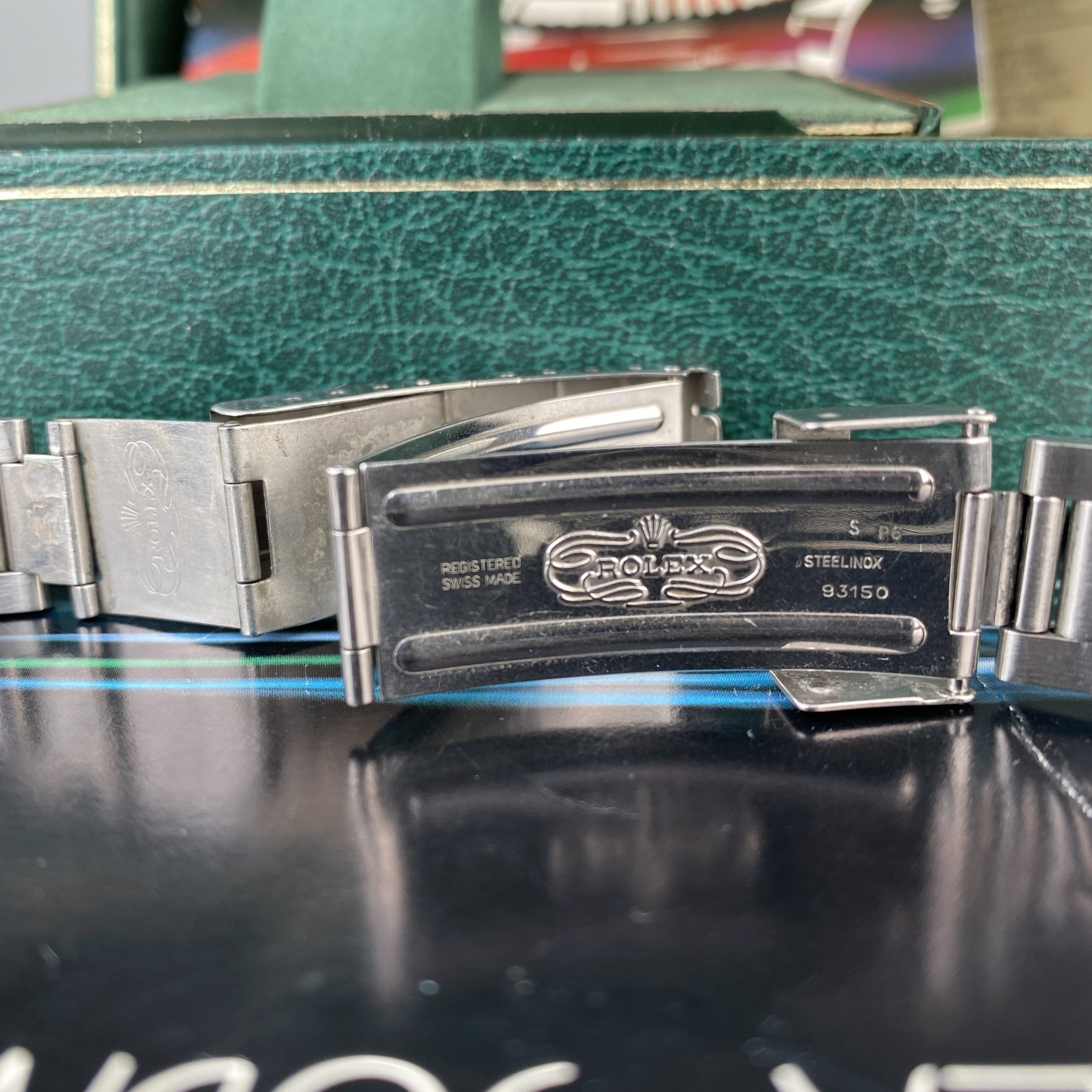 1982 Rolex Submariner 5513 Mk IV Maxi Dial Heavy Patina Unpolished with Box and Original Invoice