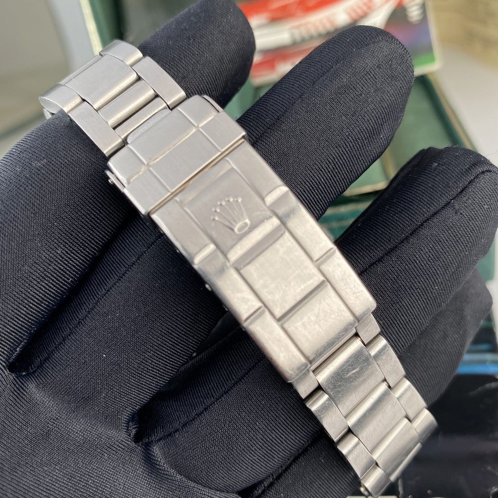 1982 Rolex Submariner 5513 Mk IV Maxi Dial Heavy Patina Unpolished with Box and Original Invoice
