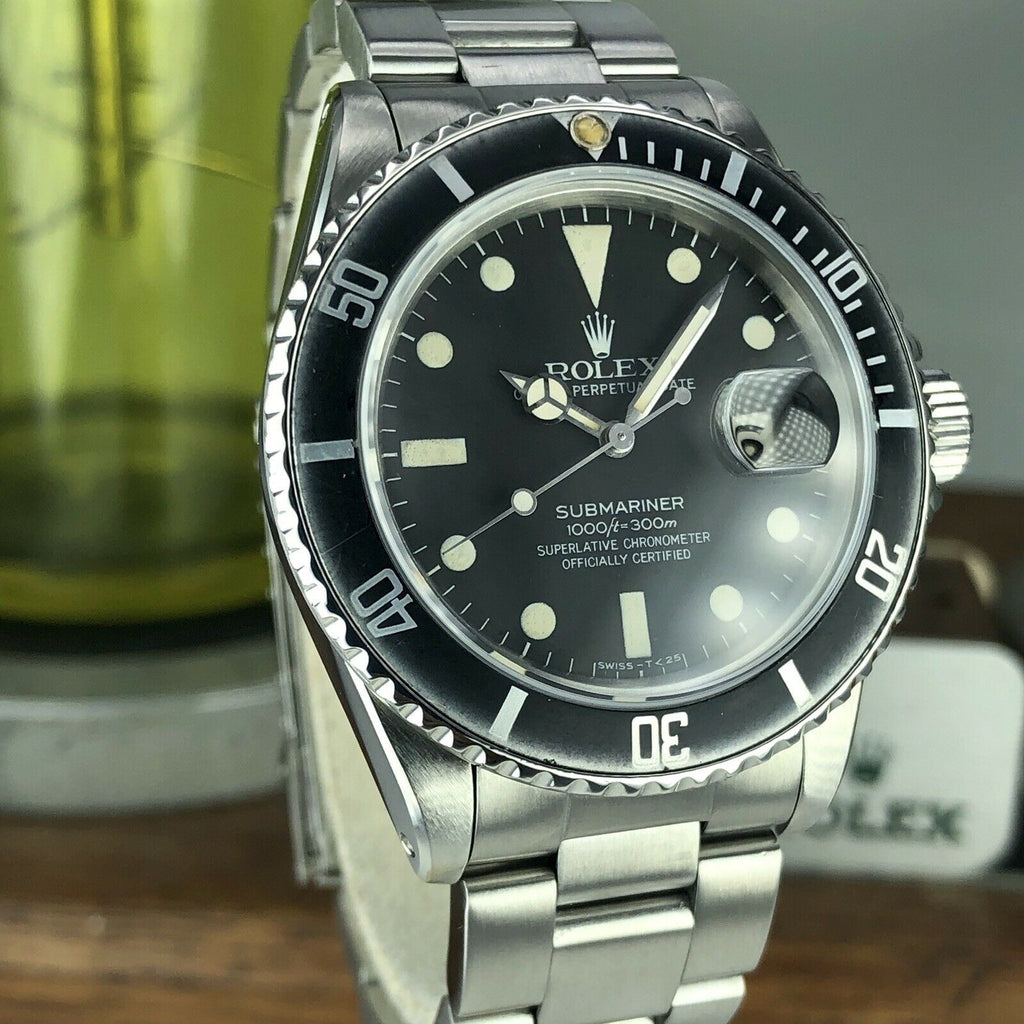 1982 Vintage Rolex 16800 Submariner Matte Dial