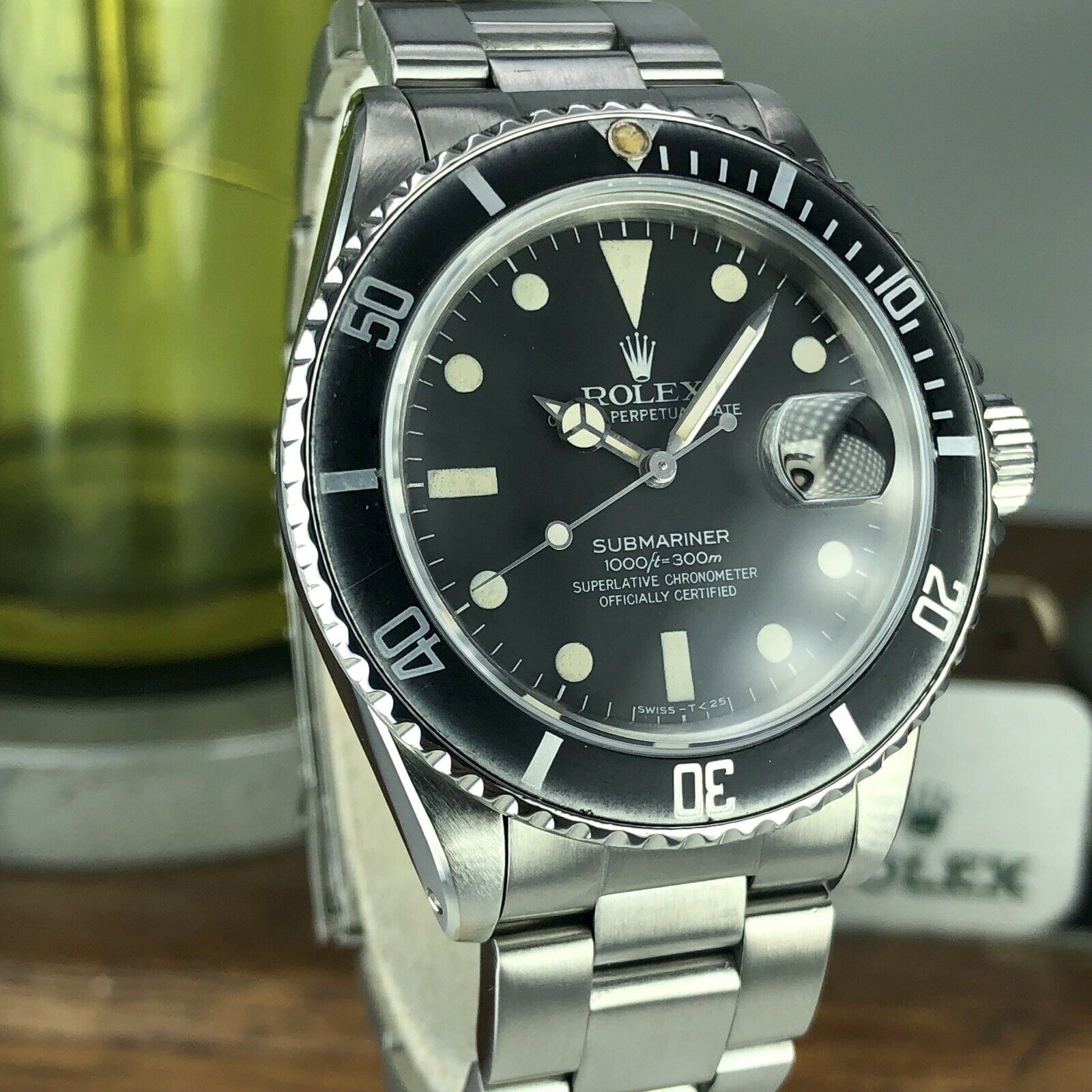1982 Vintage Rolex 16800 Submariner Matte Dial