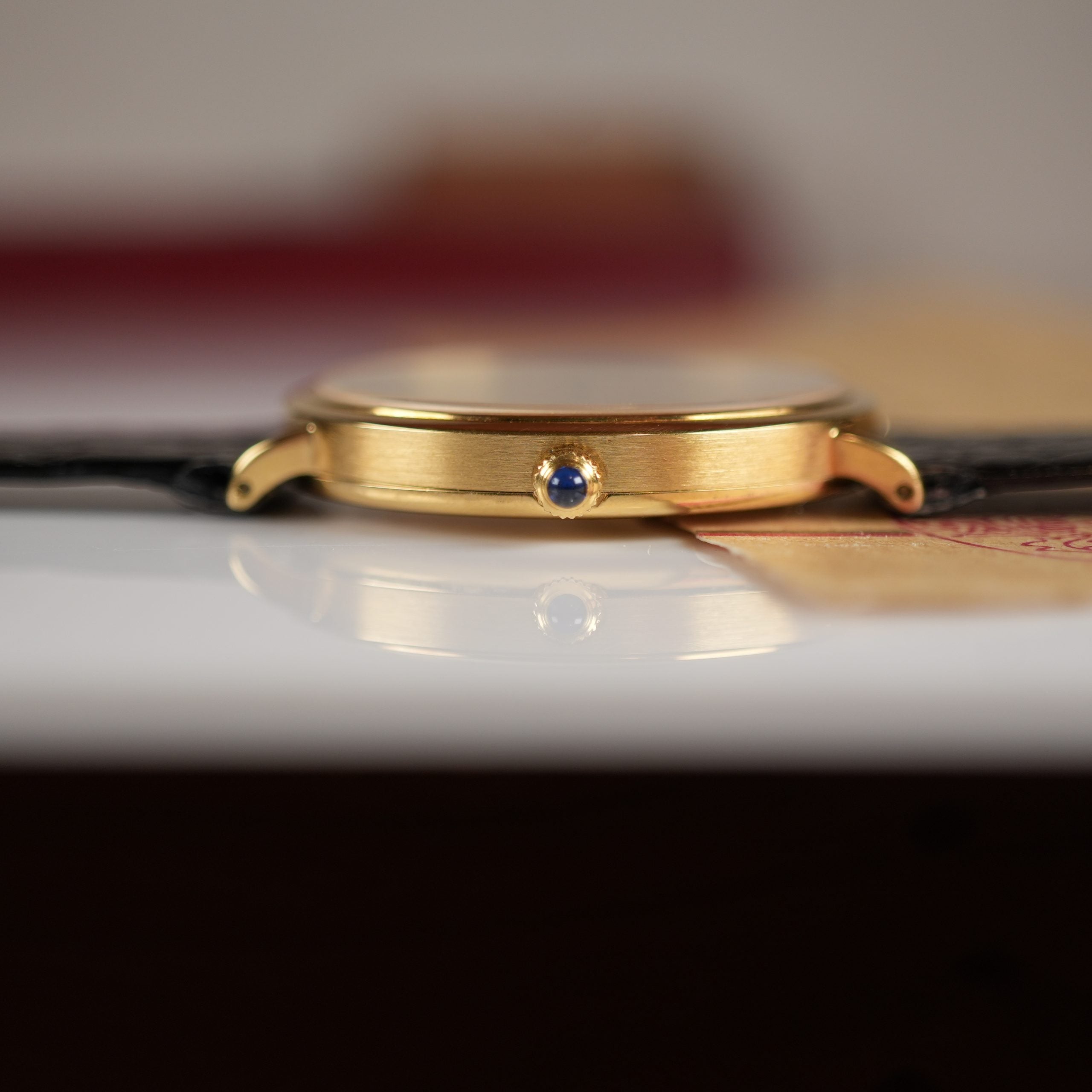1983 Piaget Altiplano 13603 Ultra-Thin Automatic Yellow Gold Box and Papers