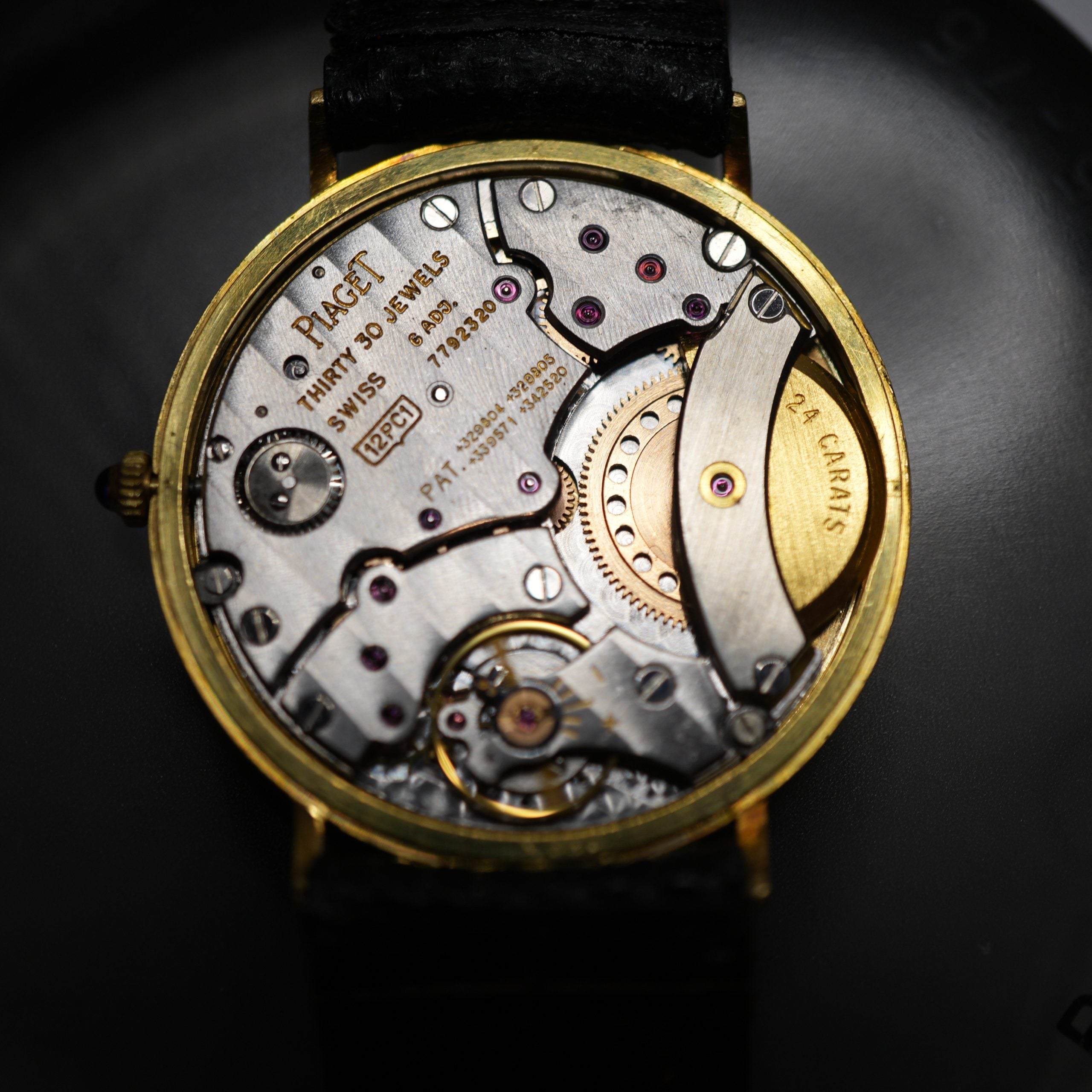1983 Piaget Altiplano 13603 Ultra-Thin Automatic Yellow Gold Box and Papers