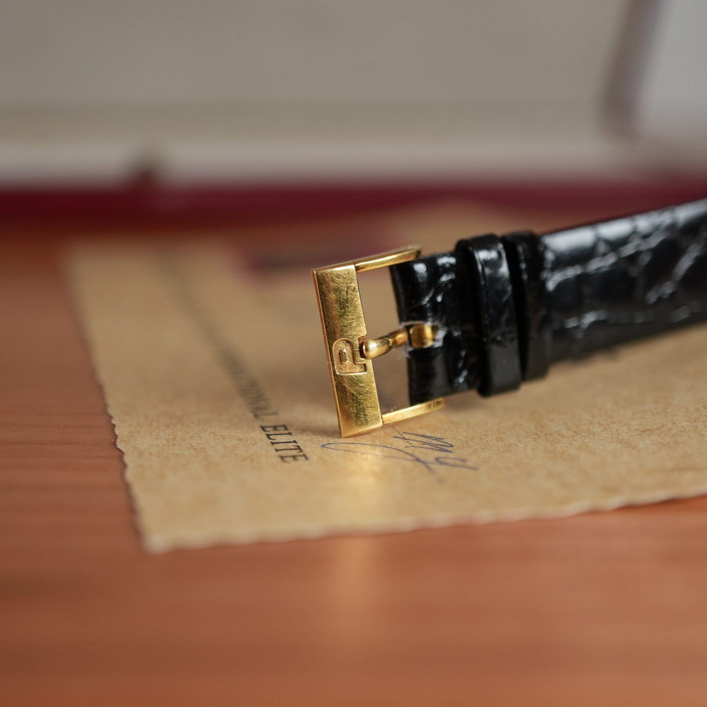 1983 Piaget Altiplano 13603 Ultra-Thin Automatic Yellow Gold Box and Papers