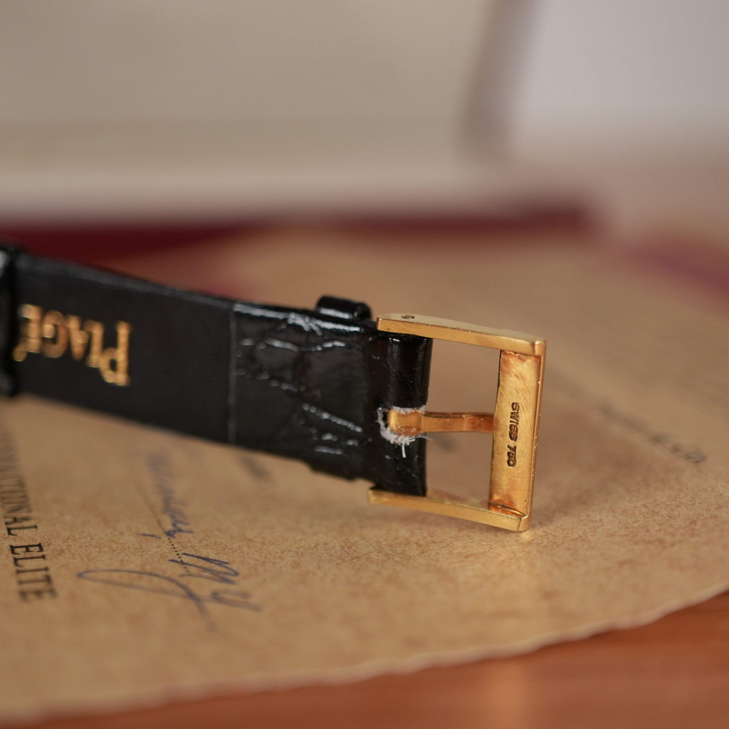 1983 Piaget Altiplano 13603 Ultra-Thin Automatic Yellow Gold Box and Papers