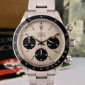 1982 Rolex Daytona 6263 Big Red Silver Dial  Almost NOS