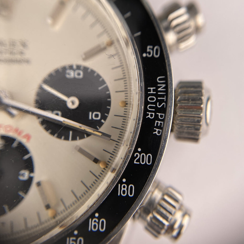 1982 Rolex Daytona 6263 Big Red Silver Dial  Almost NOS