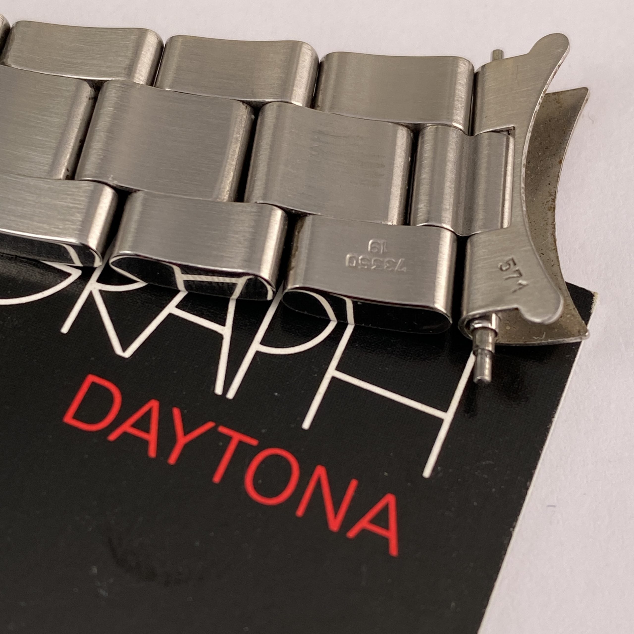 1982 Rolex Daytona 6263 Big Red Silver Dial  Almost NOS