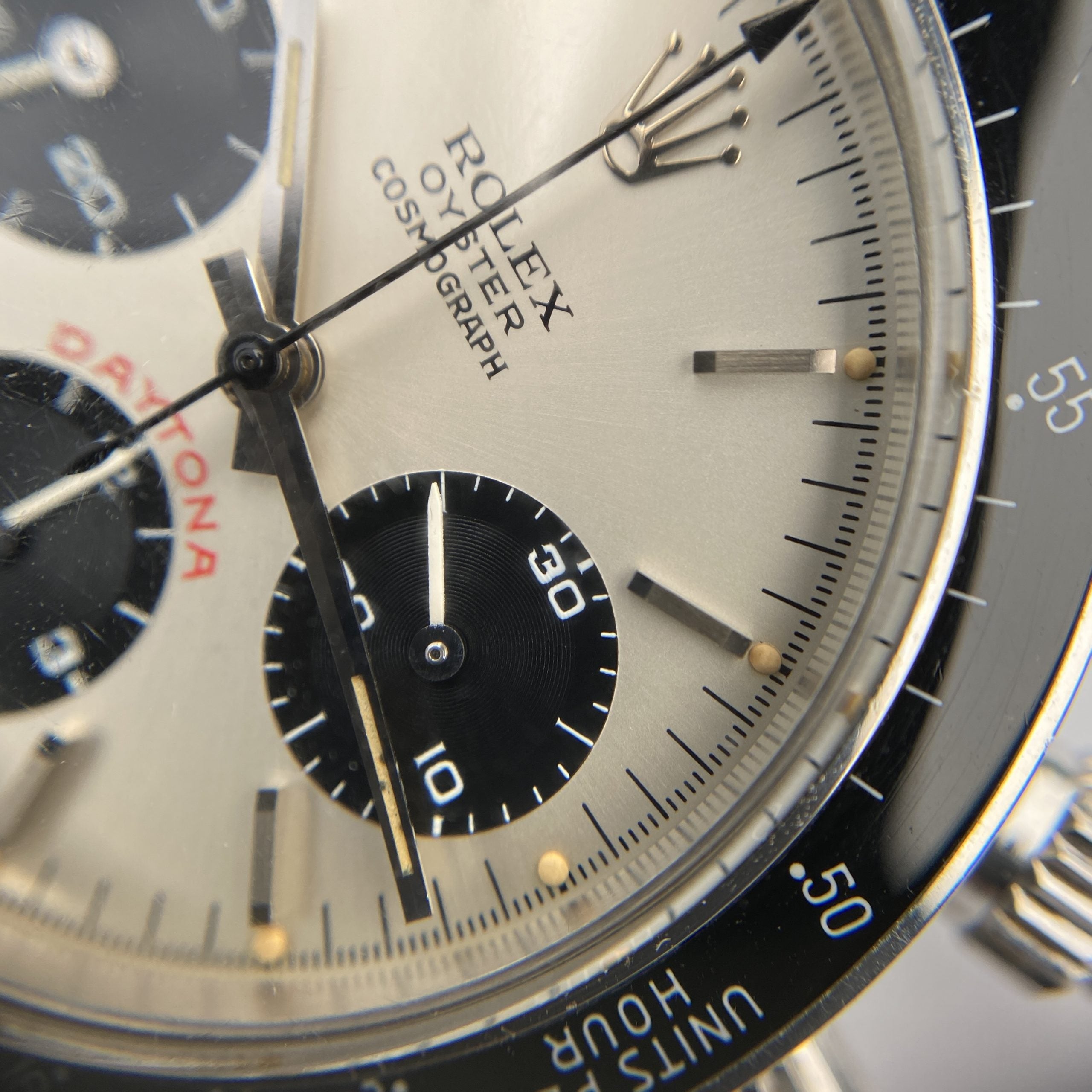 1982 Rolex Daytona 6263 Big Red Silver Dial  Almost NOS