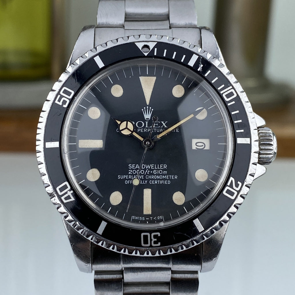 1983 Rolex Sea-Dweller 1665 Light Creamy Patina Dial