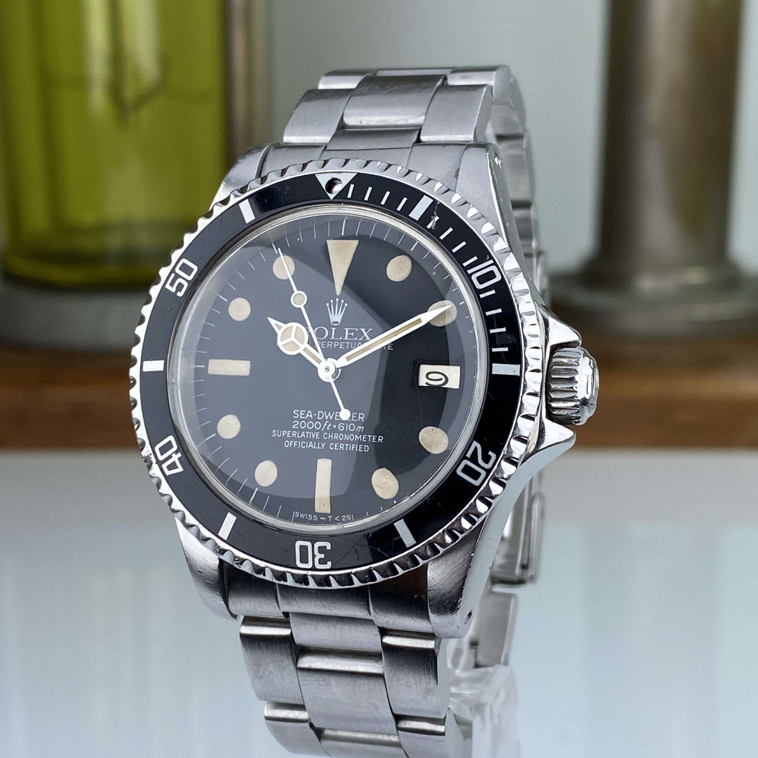 1983 Rolex Sea-Dweller 1665 Light Creamy Patina Dial