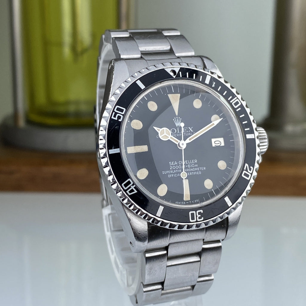 1983 Rolex Sea-Dweller 1665 Light Creamy Patina Dial