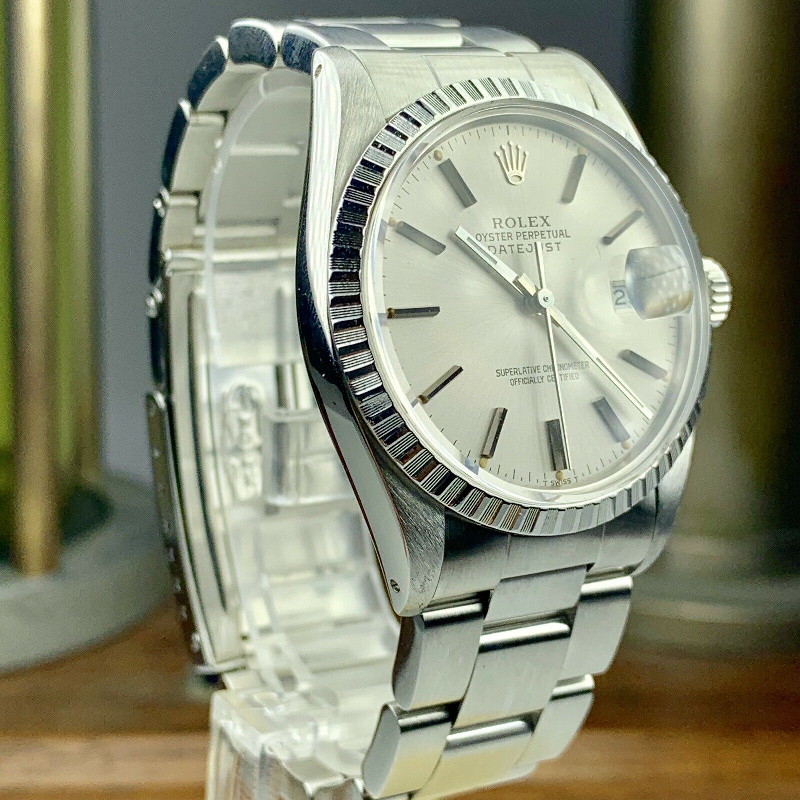 1983 Vintage Rolex Datejust 16030 Silver Dial Oyster Bracelet
