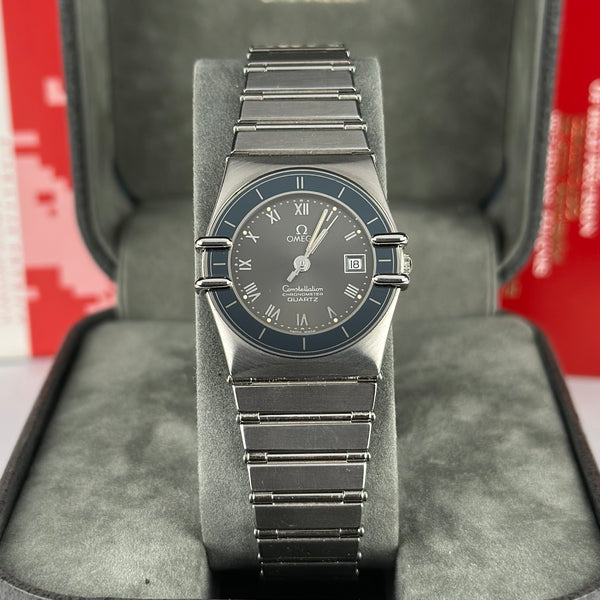 1984 NOS Omega Constellation Ladies Stainless Steel Ref. 798.0003 Box and papers