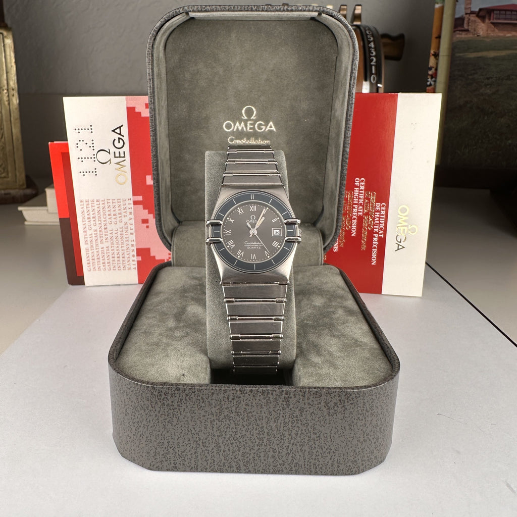 1984 NOS Omega Constellation Ladies Stainless Steel Ref. 798.0003 Box and papers