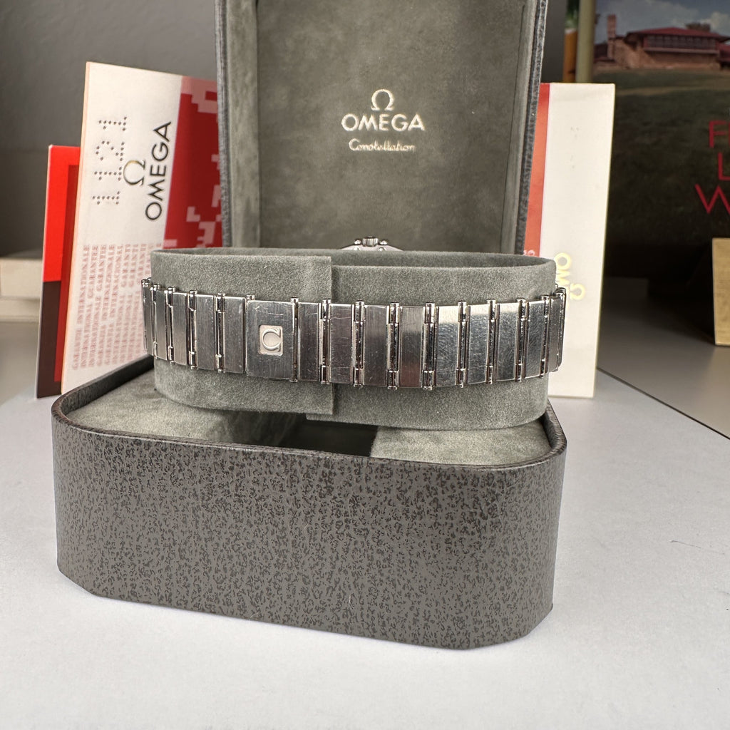 1984 NOS Omega Constellation Ladies Stainless Steel Ref. 798.0003 Box and papers