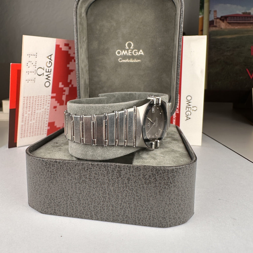 1984 NOS Omega Constellation Ladies Stainless Steel Ref. 798.0003 Box and papers