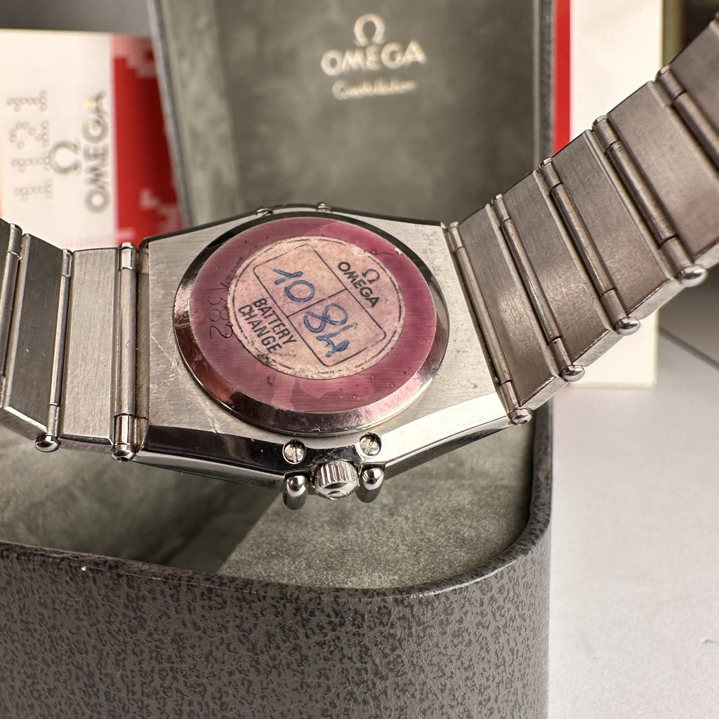 1984 NOS Omega Constellation Ladies Stainless Steel Ref. 798.0003 Box and papers