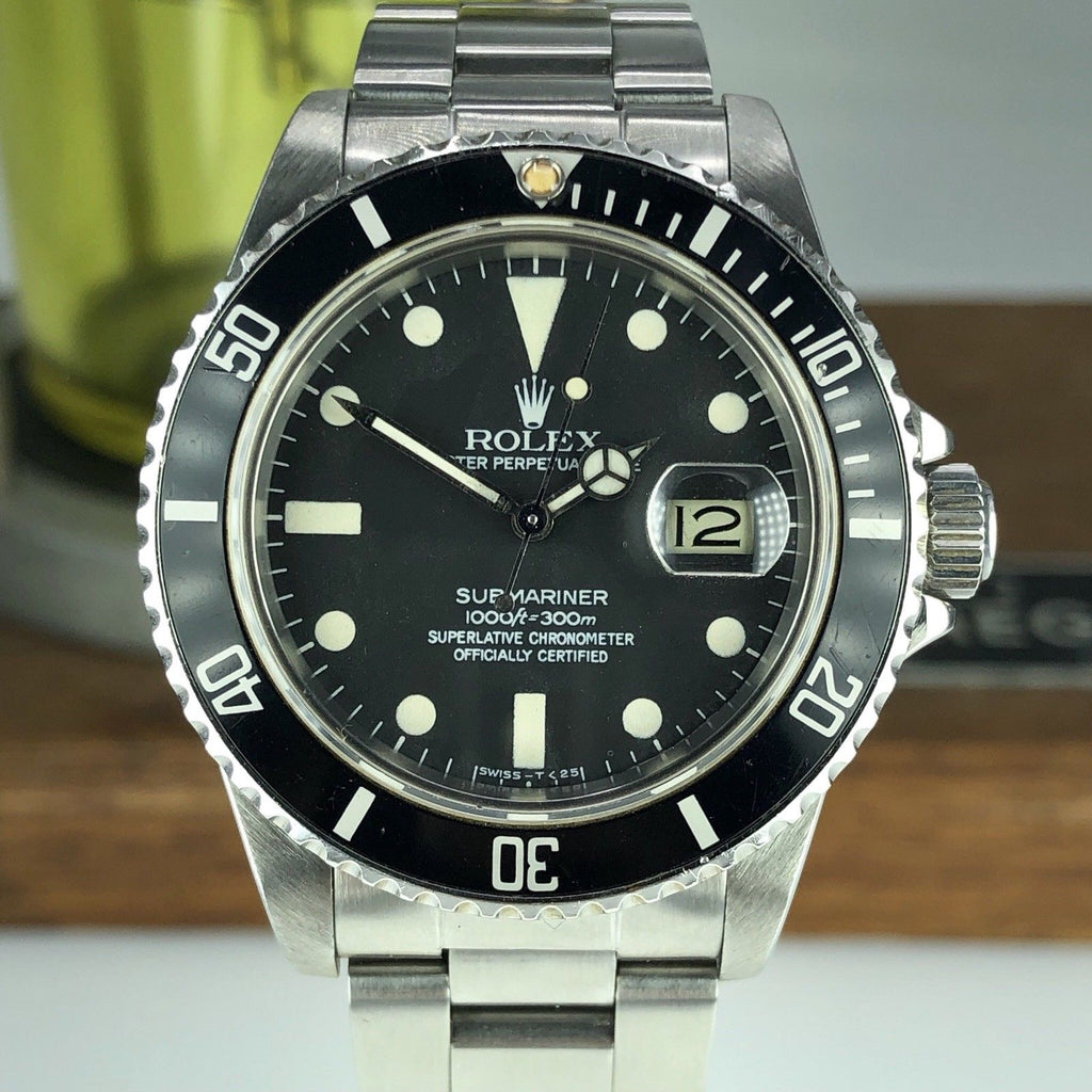 1984 Vintage Rolex 16800 Submariner Matte Dial