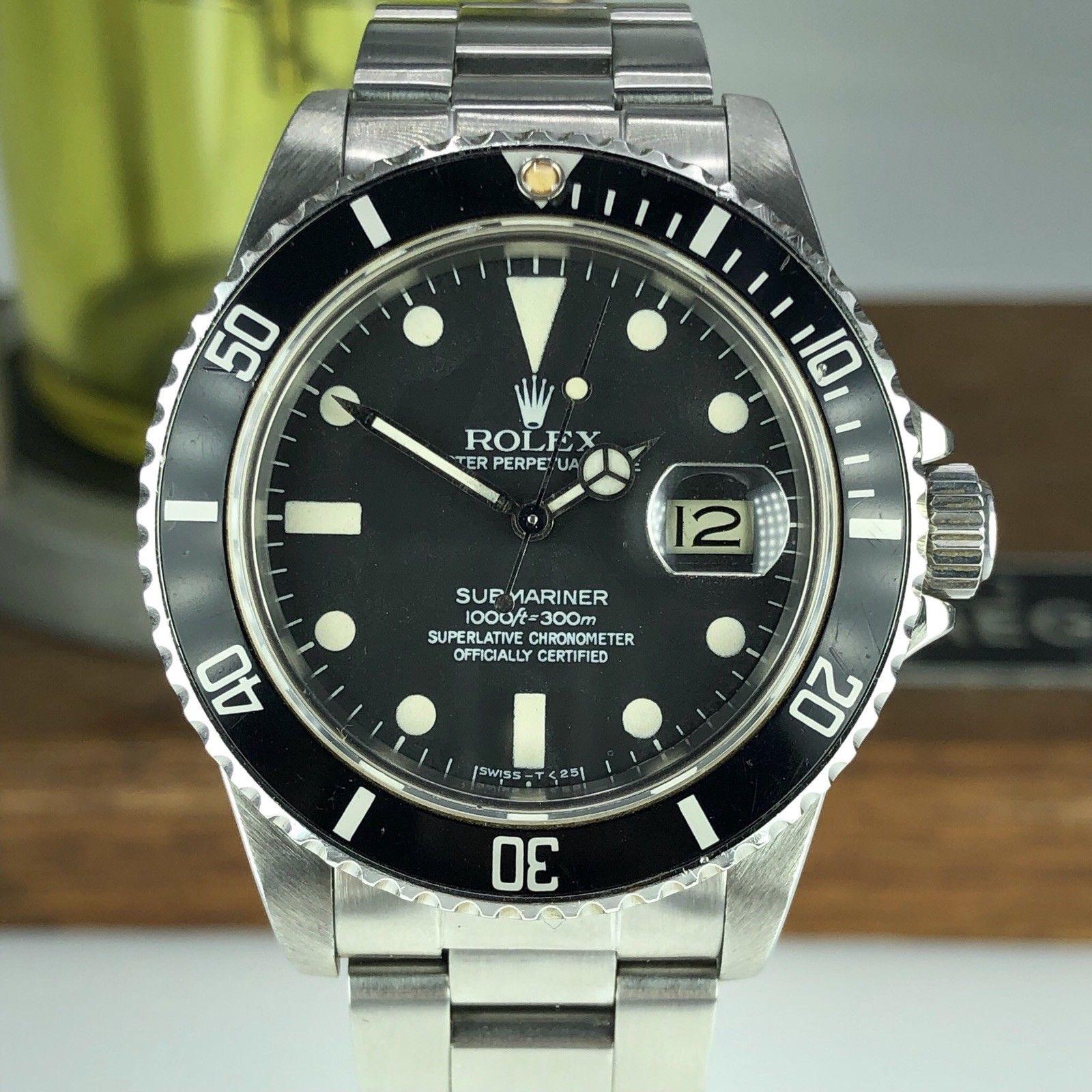 1984 Vintage Rolex 16800 Submariner Matte Dial