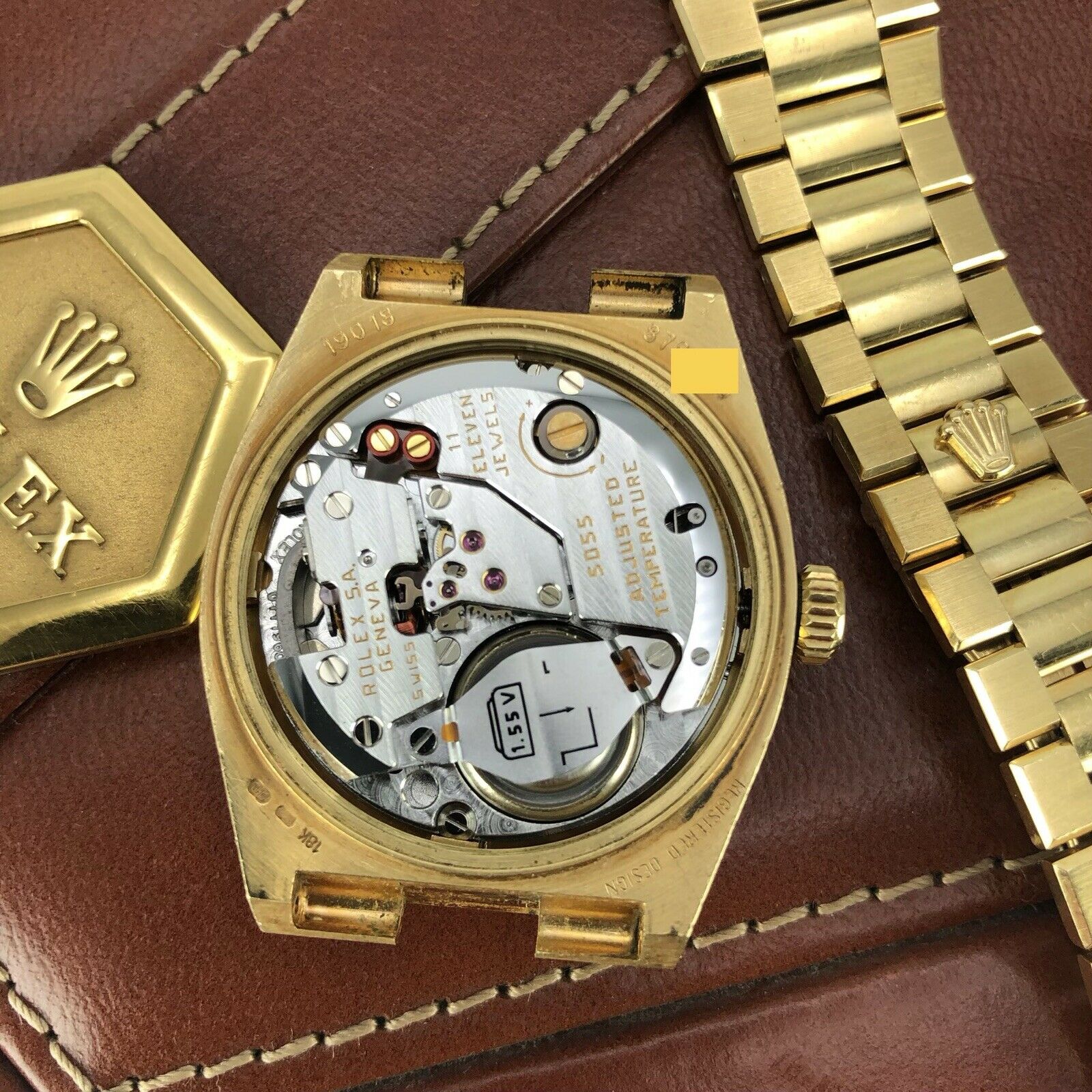 1984 Vintage Rolex Oysterquartz Day-Date 19018 Unpolished Mint Condition W Box