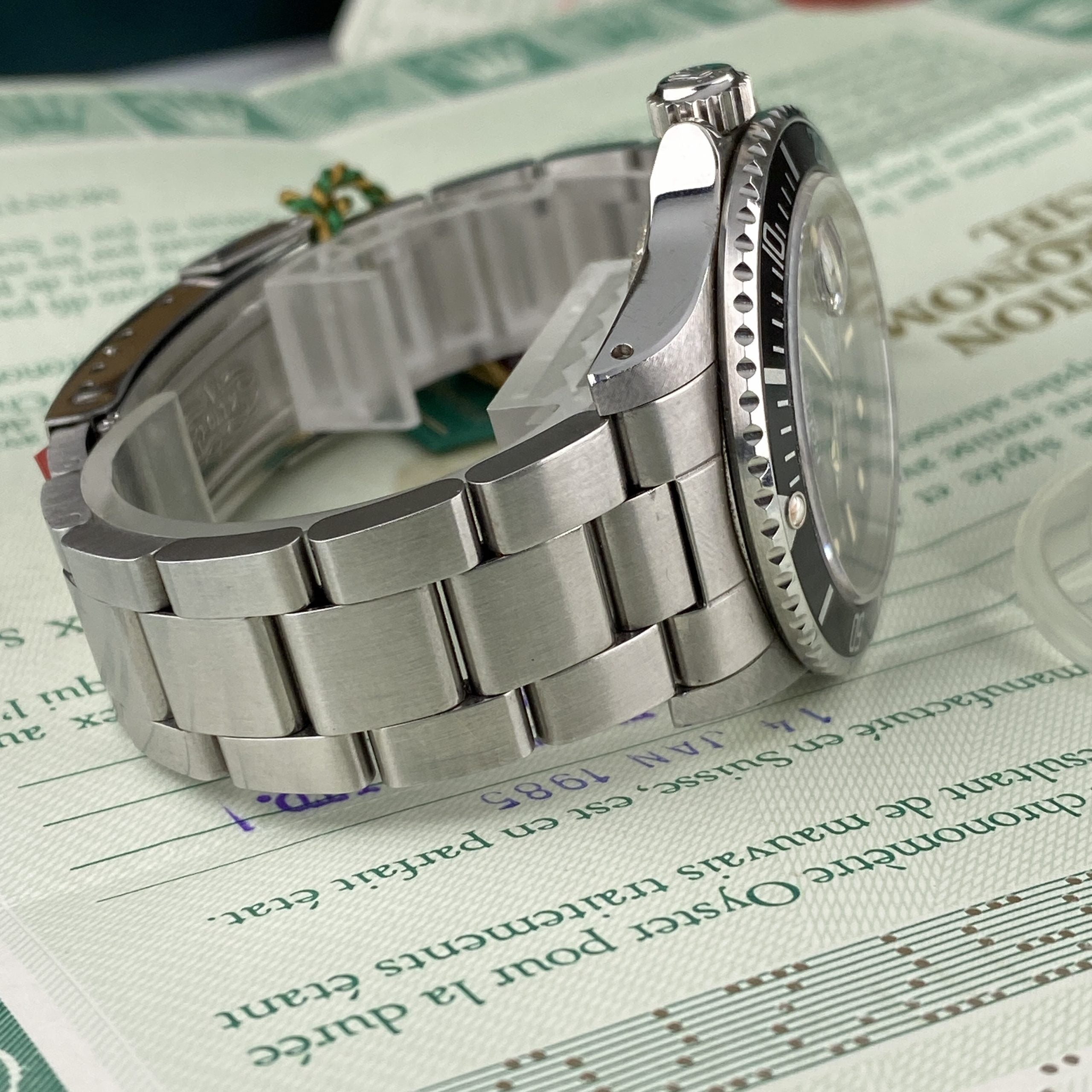 1985 NEW OLD STOCK Rolex Submariner 16800 NOS Complete Set