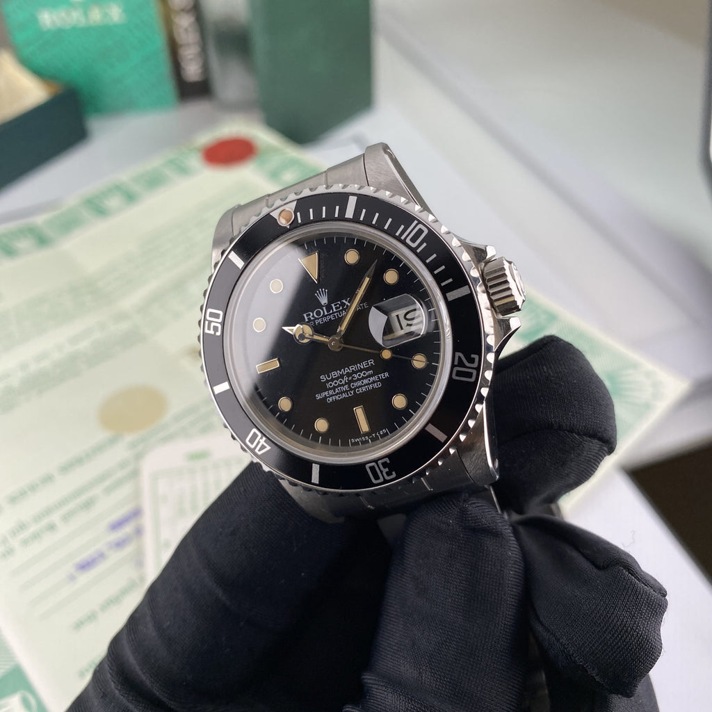 1985 NEW OLD STOCK Rolex Submariner 16800 NOS Complete Set