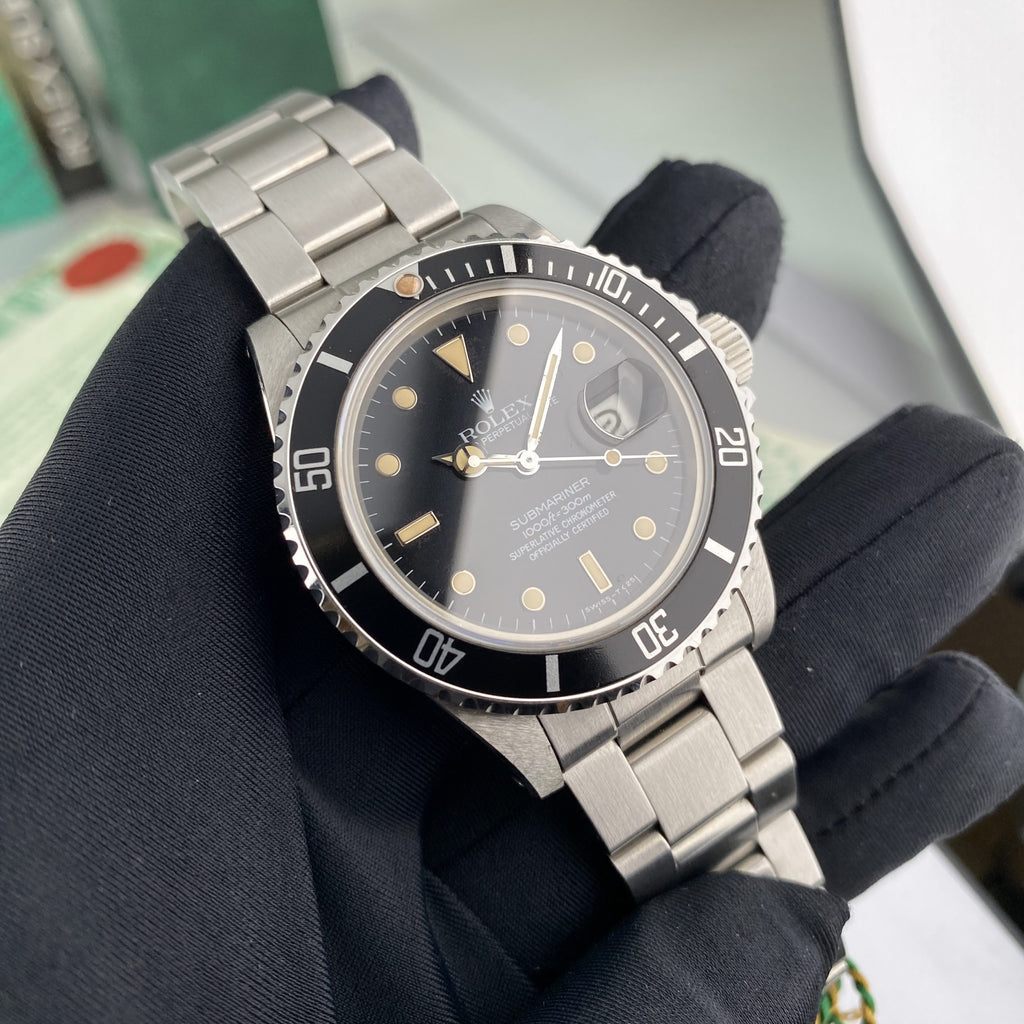 1985 NEW OLD STOCK Rolex Submariner 16800 NOS Complete Set