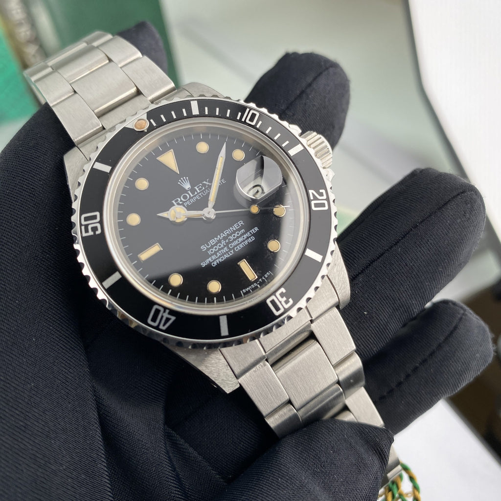 1985 NEW OLD STOCK Rolex Submariner 16800 NOS Complete Set