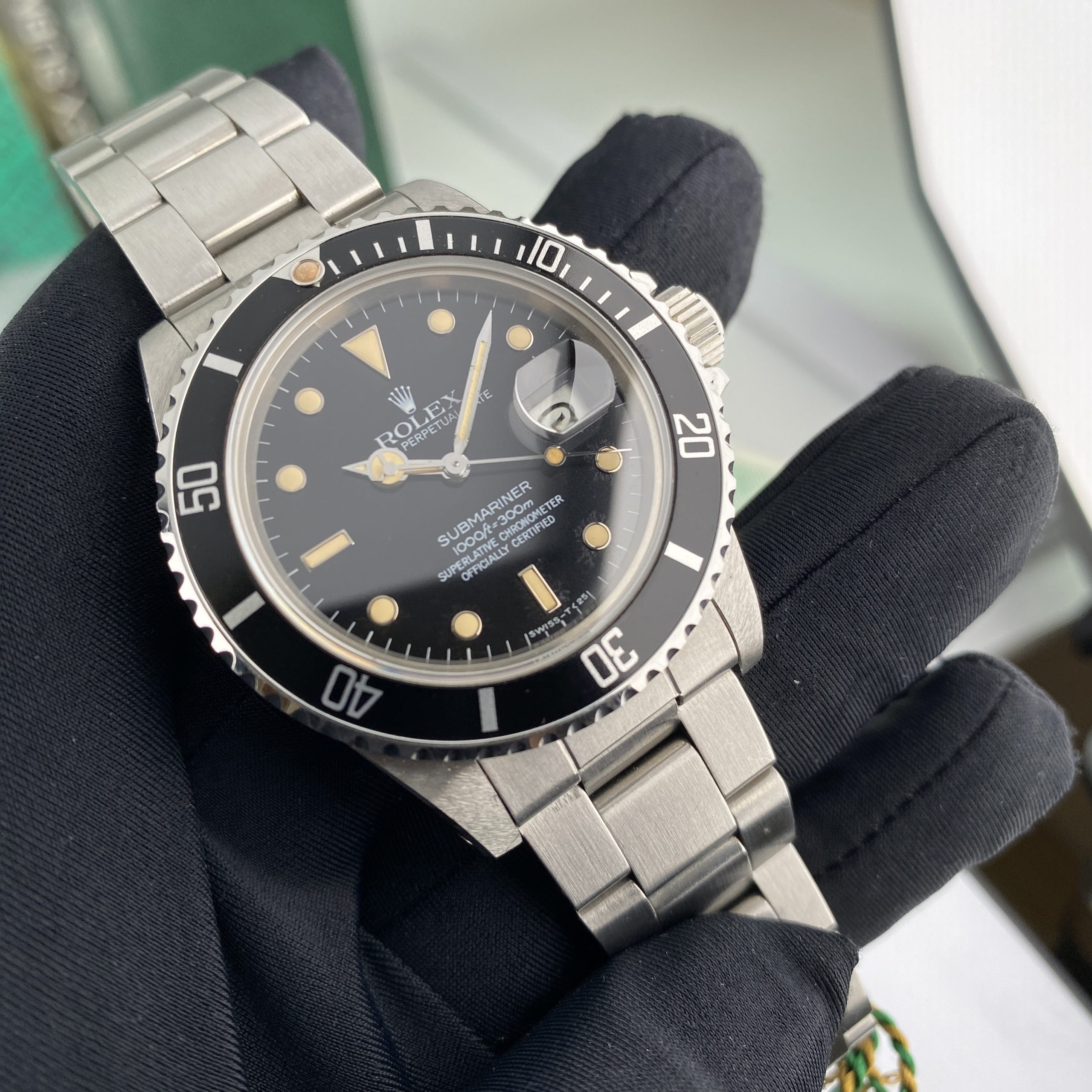 1985 NEW OLD STOCK Rolex Submariner 16800 NOS Complete Set