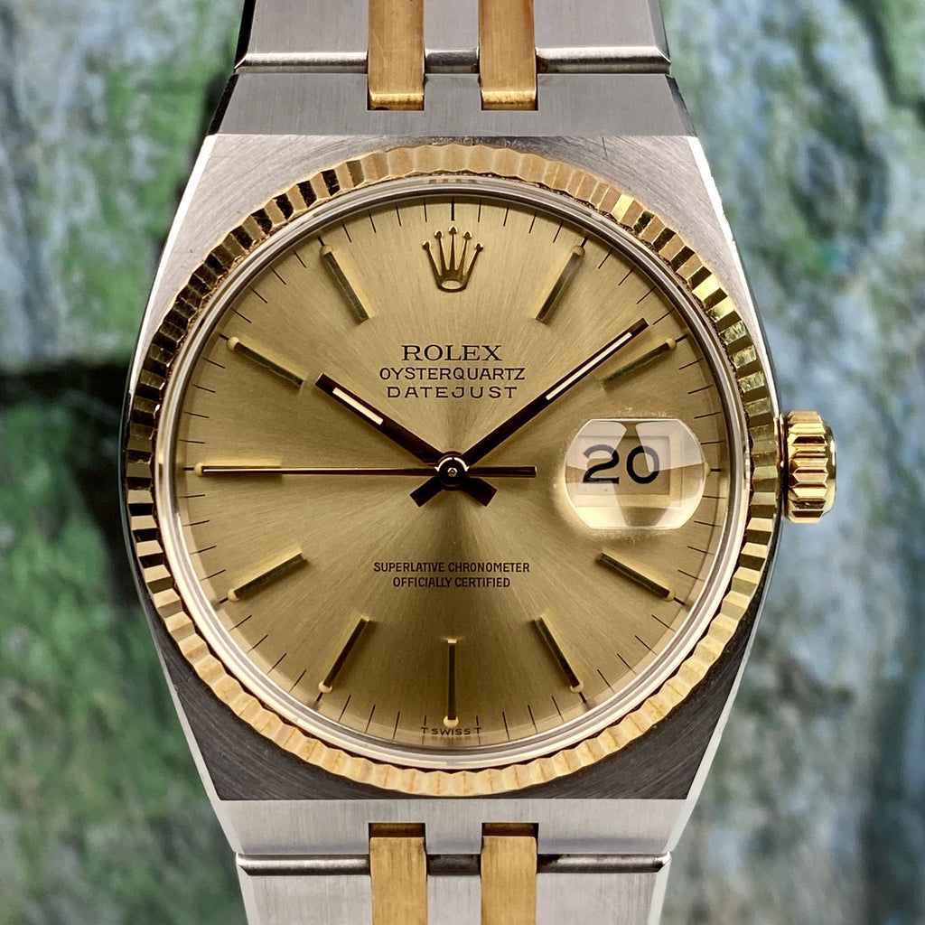 1985 Rolex Datejust Oysterquartz 17013 Unpolished in like NOS condition