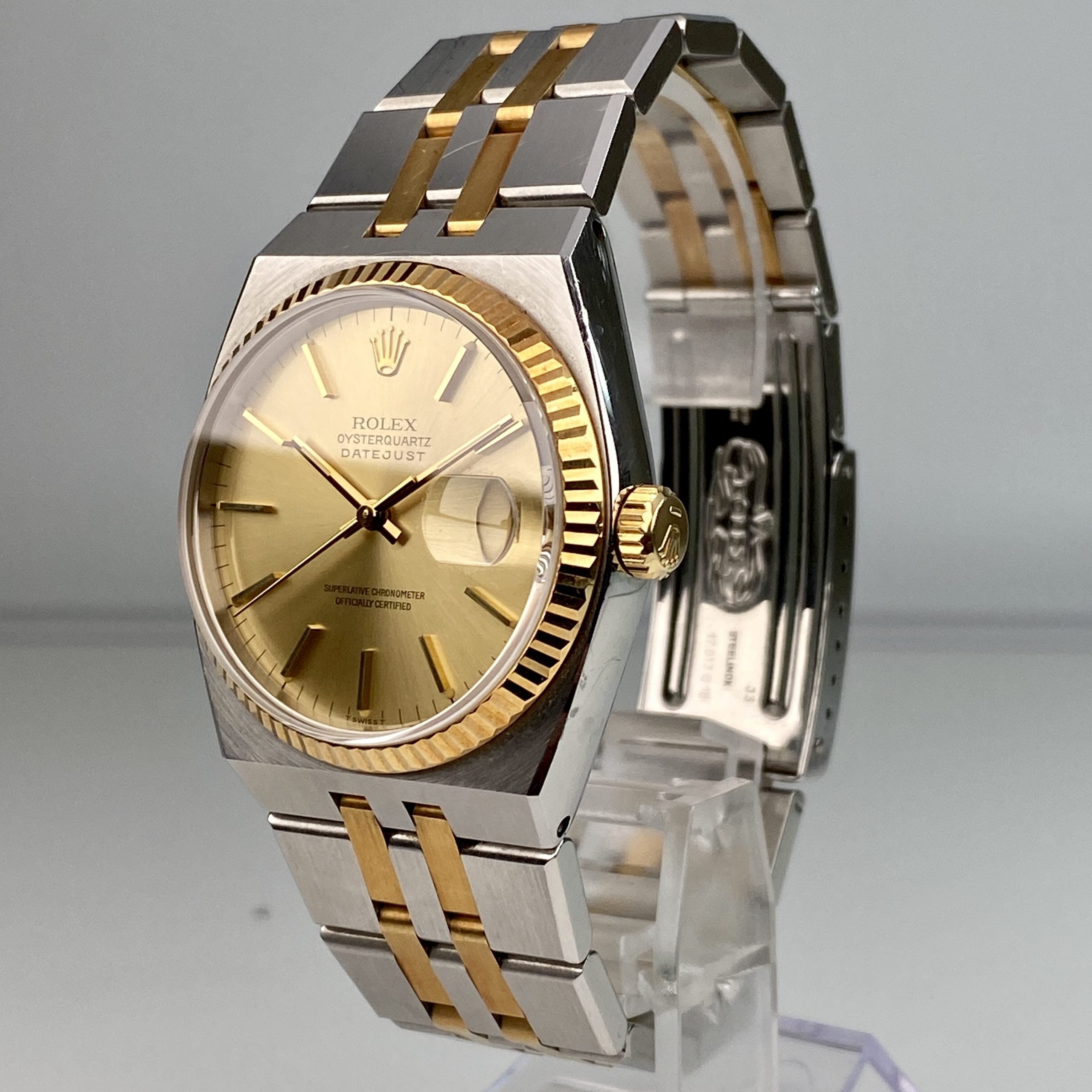 1985 Rolex Datejust Oysterquartz 17013 Unpolished in like NOS condition