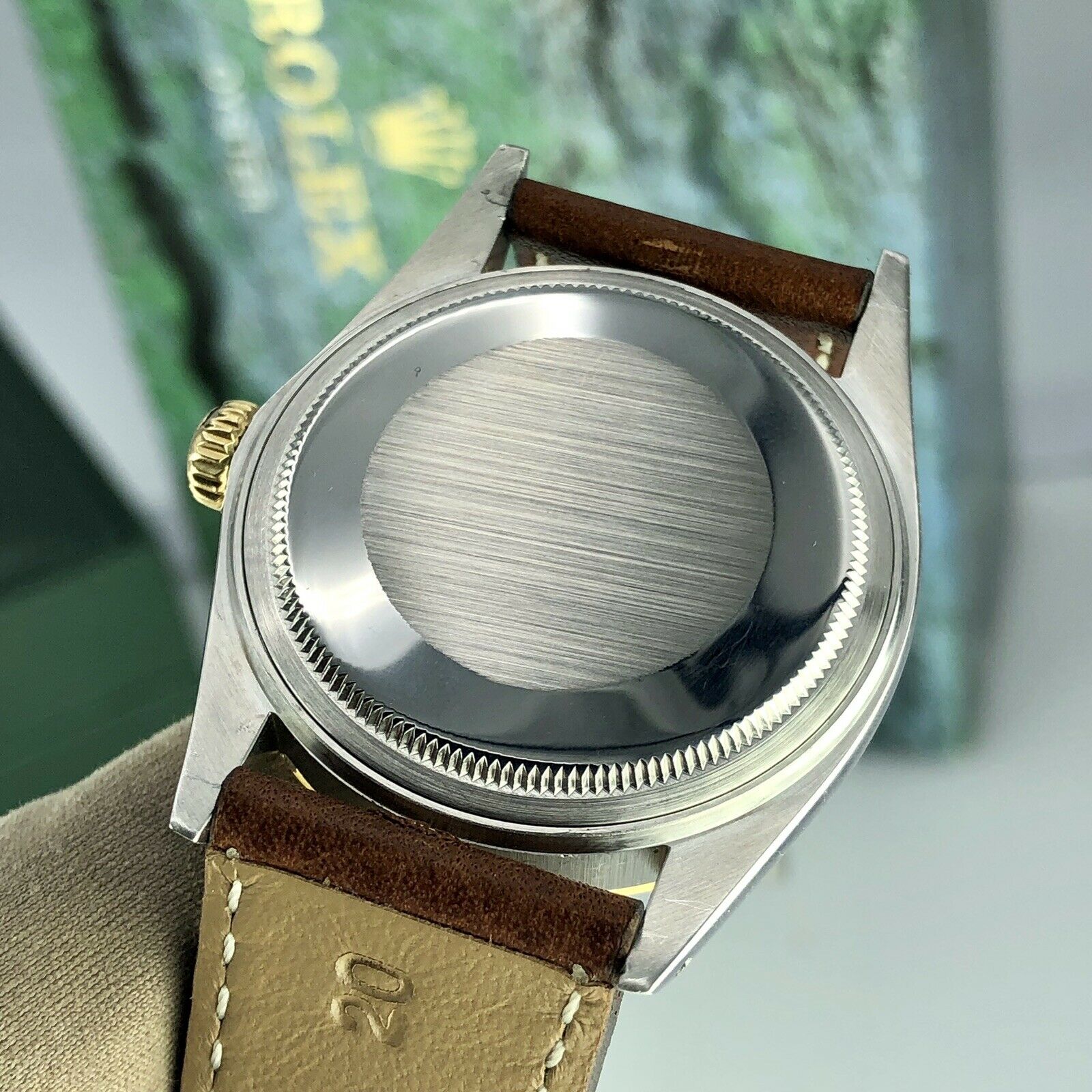 1985 Vintage Rolex 16013 Datejust 2 tone gold & Steel Original Dial w Rolex Box