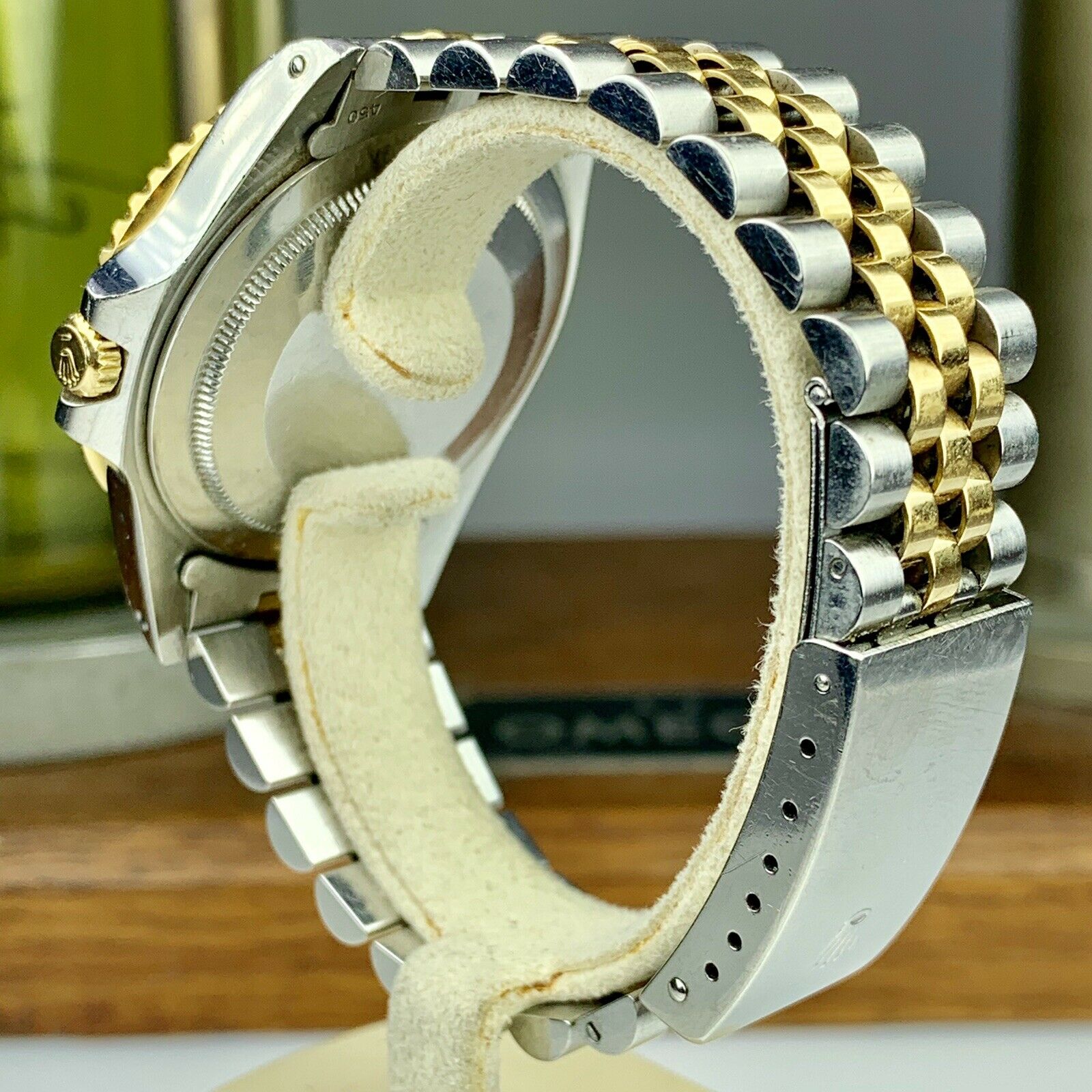 1985 Vintage Rolex 16753 GMT-Master 2 Tone Gold & Steel