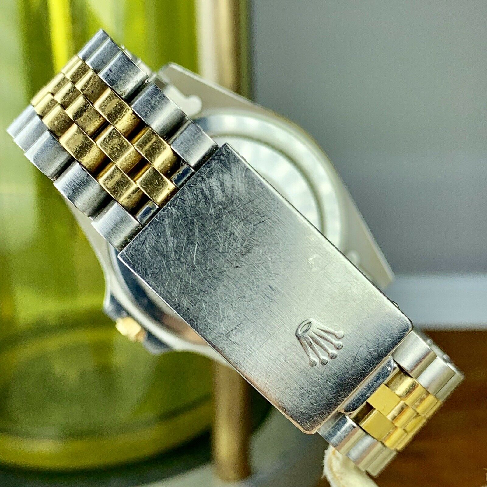1985 Vintage Rolex 16753 GMT-Master 2 Tone Gold & Steel