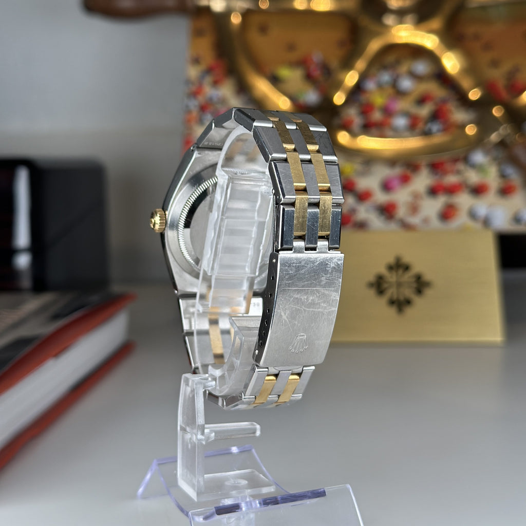 1986 Rolex Datejust Oysterquartz 17013 Steel and Gold Unpolished