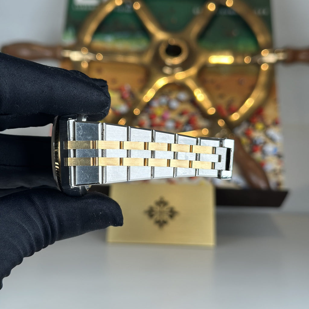 1986 Rolex Datejust Oysterquartz 17013 Steel and Gold Unpolished